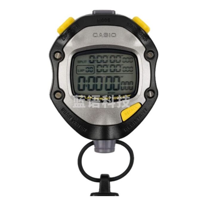 卡西欧 秒表计时器秒表 HS-70W比赛计时