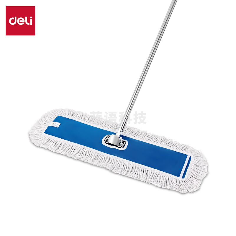得力(deli) 平板拖把 60cm尘推 吸水棉纱平板拖把LQ147