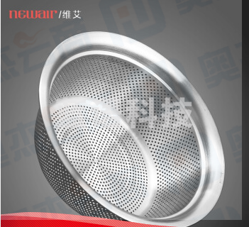 不锈钢漏眼盆40cm