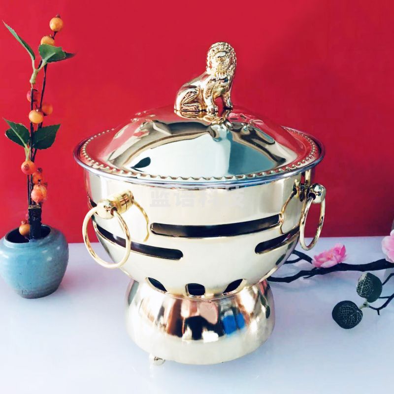 镀铜一位小火锅直径16cm