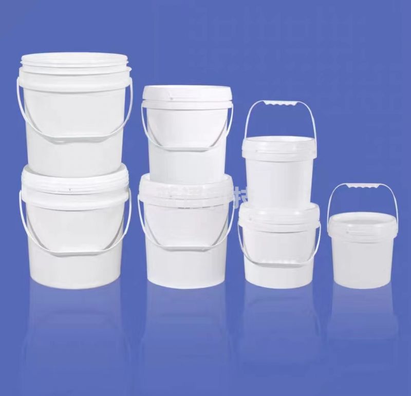 塑料桶圆桶油漆桶带盖小白桶 20L
