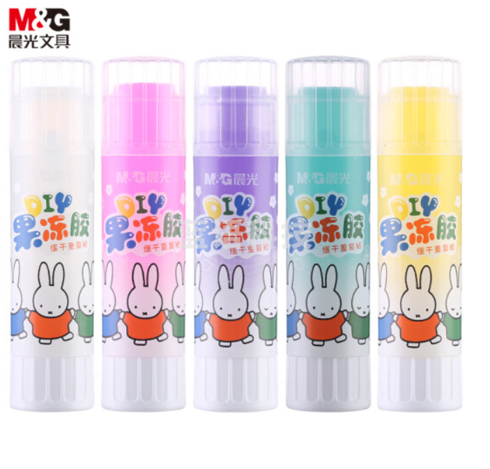 晨光(M&G)文具15g果冻PVP固体胶 学生手工固体黏胶 学习生活手工DIY胶棒 单个装颜色随机ASG97167