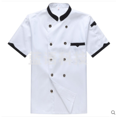 佳奥 厨师服 厨房酒店服务员工作服（短袖）尺码备注165/170/175/180/185