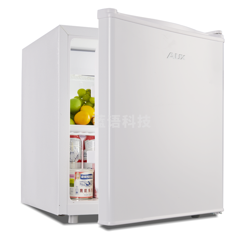 奥克斯(AUX)家用单门迷你小型冰箱 冷藏保鲜小冰箱 宿舍租房电冰箱 BC-50P80L 50升