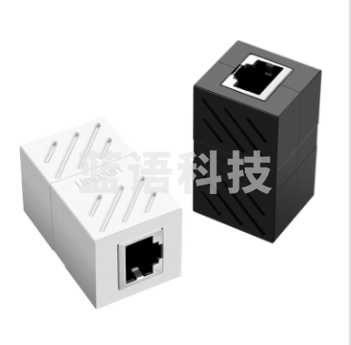 绿联20390 网线延长器对接头 RJ45网线直通头 网络模块双通头水晶头网口连接器头 5/6/7类网线接头 带屏蔽