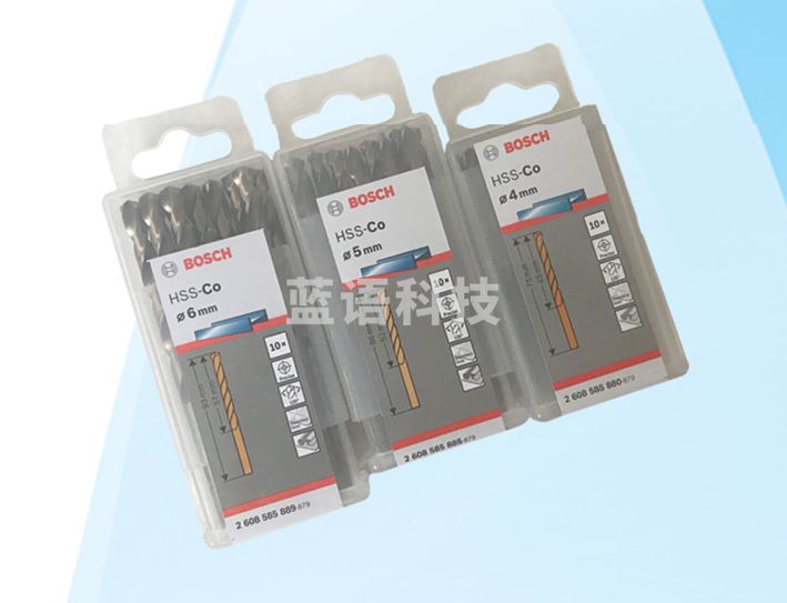 博世(Bosch)含钴麻花钻头7.2 mm HSS-Co/10支装