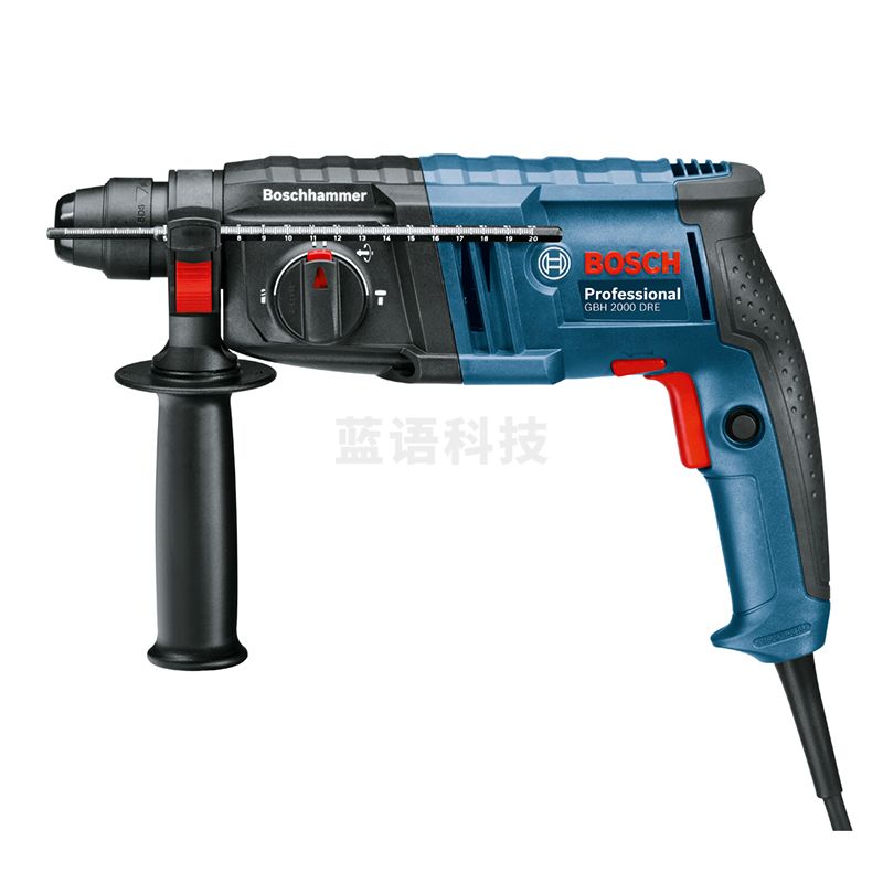 博世 GBH2000DRE 电锤 额定功率：600W 额定电压：220V 尺寸：110*360*400mm