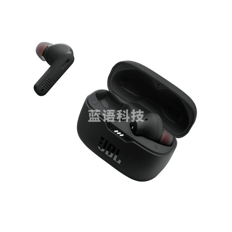 JBL T230NC TWS 真无线蓝牙耳机 入耳式自适主动降噪音乐耳机防水防汗手机通用 暗夜黑