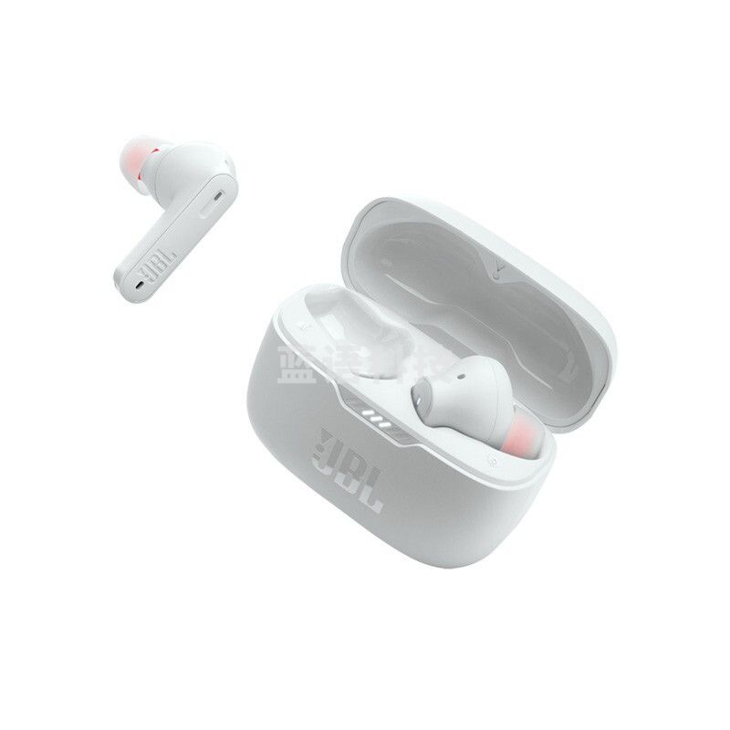 JBL T230NC TWS 真无线蓝牙耳机 入耳式自适主动降噪音乐耳机防水防汗手机通用 象牙白