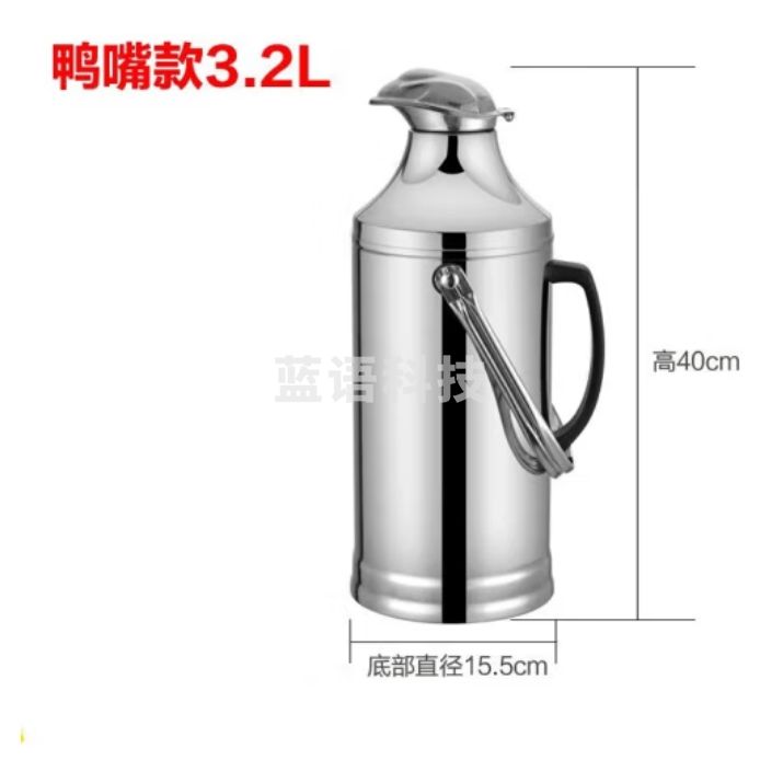 稻草人不锈钢保温瓶玻璃内胆暖壶