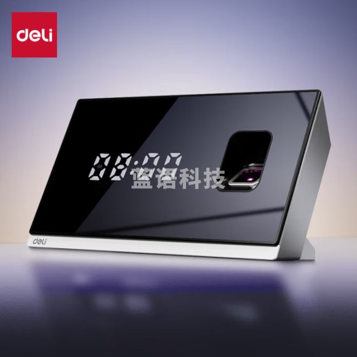 得力 考勤机 指纹打卡机 自动生成报表 蓝牙连接 微信小程序D61W