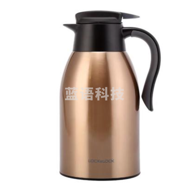 乐扣乐扣  1.8L金色 真空保温壶不锈钢保温热水瓶 LHC1463BLK