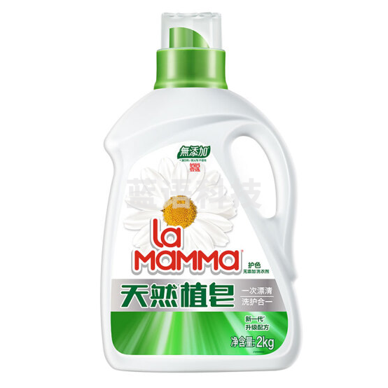 妈妈壹选 天然皂液洗衣液护色2kg*6桶（1箱）