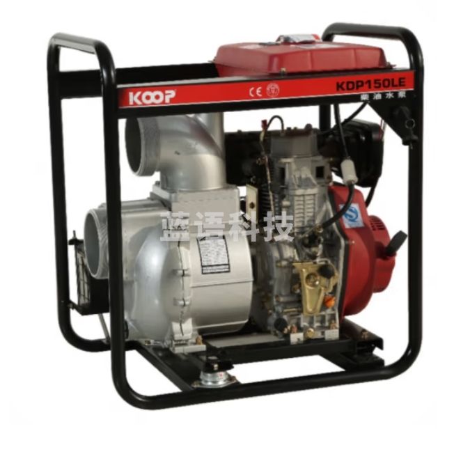 科普动力 应急防汛柴油动力水泵 6寸柴油水泵机组192电启动