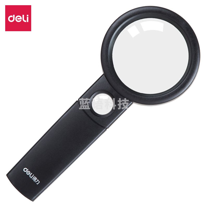 得力 放大镜镜片直径45mm 9092