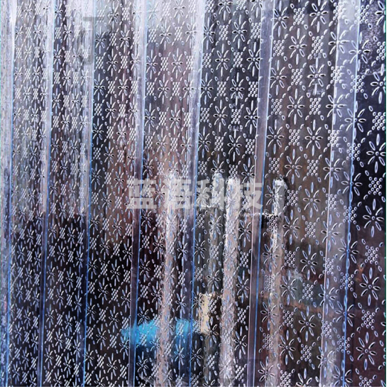 塑料门帘子夏季空调透明门帘pvc隔断软帘 夏季透气门帘  单位：平米