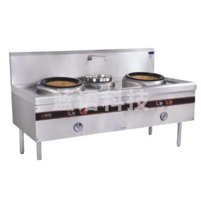 御丰 粤式塘砖双炒单温炒灶 带熄火保护 电子打火 1800*1000 550W/220V 货号：WY