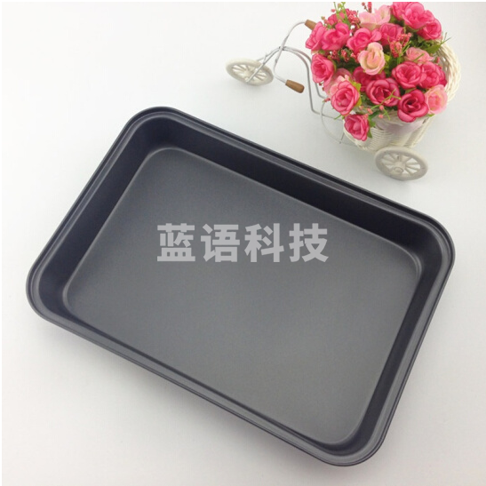 铝合金圆角 600*400*20mm长方形烤盘   货号：LJ