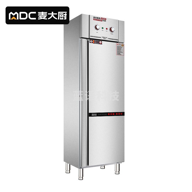 麦大厨豪华型 220V 950W 5层单门单控热风循环高温消毒柜(不锈钢门)     RTP510-510B