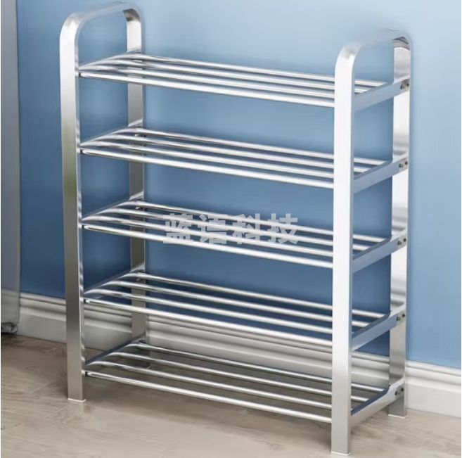 五层不锈钢鞋架5层鞋架75cm