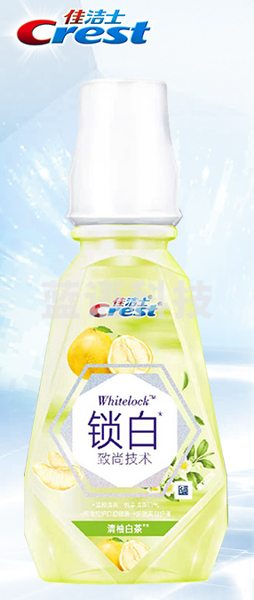 佳洁士锁白漱口水 清柚白茶味500ml