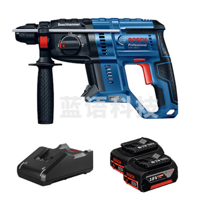 博世(BOSCH)GBH 180-LI 18V新款锂电无刷充电式电锤5.0Ah电池*2