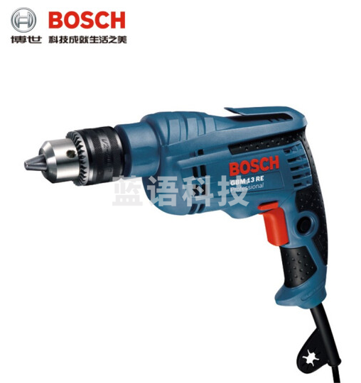 博世(BOSCH) GBM 13 RE 600瓦带正反转电子调速手电钻 原厂标配