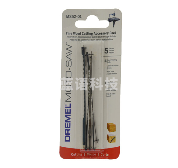 博世琢美versa 曲线锯条 MS52-01(木切精细×4+木材侧切×1)