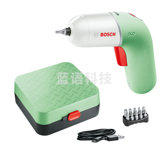 博世(BOSCH)IXO 6 锂电起子机电动螺丝刀工具箱套装 绿白