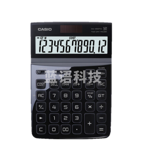 卡西欧dw-200tw-bk计算器(台)