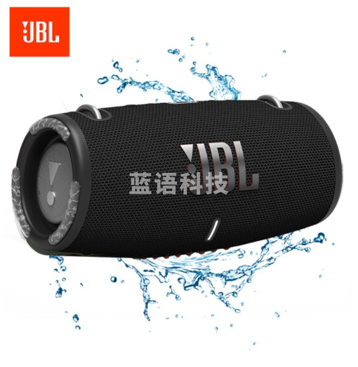JBL XTREME3 音乐战鼓三代 便携蓝牙音箱 户外音箱 电脑音响 低音炮 四扬声器系统 防尘防水 黑色