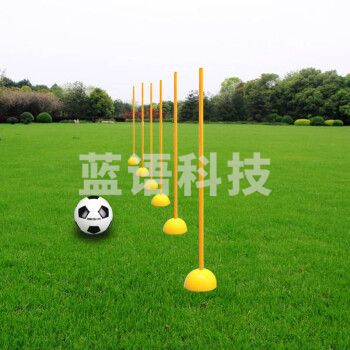标志杆 (高1.5米)中考足球篮球训练杆蛇形跑标志杆绕杆桩角旗停车倒车桩注水