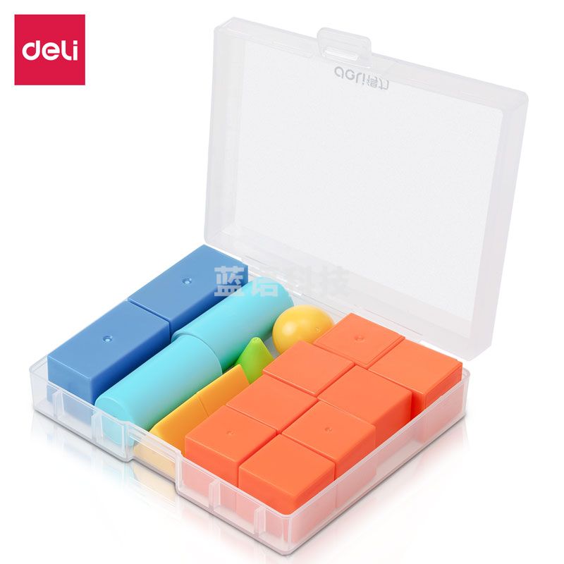 得力74300立体几何套装(混)(盒)