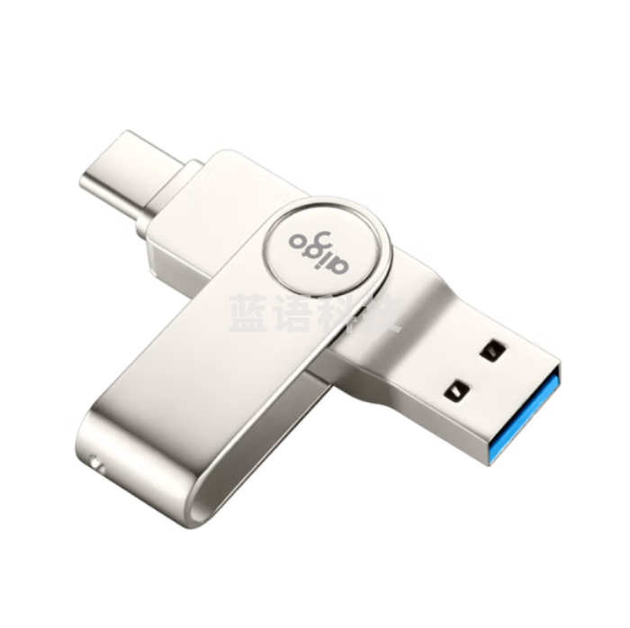 爱国者  U盘 U356 128GB 读速150MB Type-C USB3.1 手机U盘  双接口手机电脑用