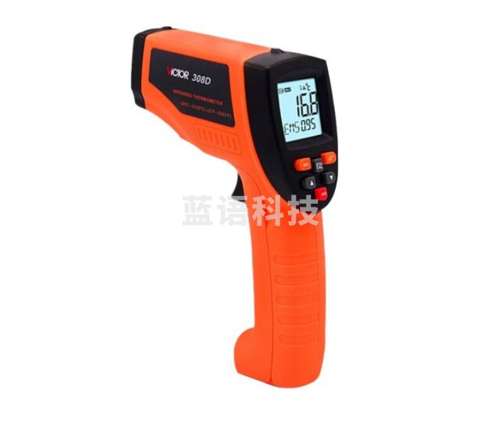 胜利仪器（VICTOR ） 红外线测温仪 高精度测温枪 电子数显手持式工业温度计