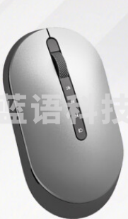 戴尔 (DELL) 戴记严选 无线鼠标 静音 蓝牙无线双模 笔记本台式电脑办公鼠标 MS4723D｜双蓝牙5.0｜银色 i2