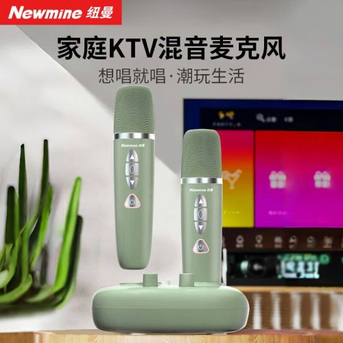 纽曼MC93无线便携麦克风可调频无线话筒带接收器户外K歌家庭KTV会议演讲主持儿童娱乐神器