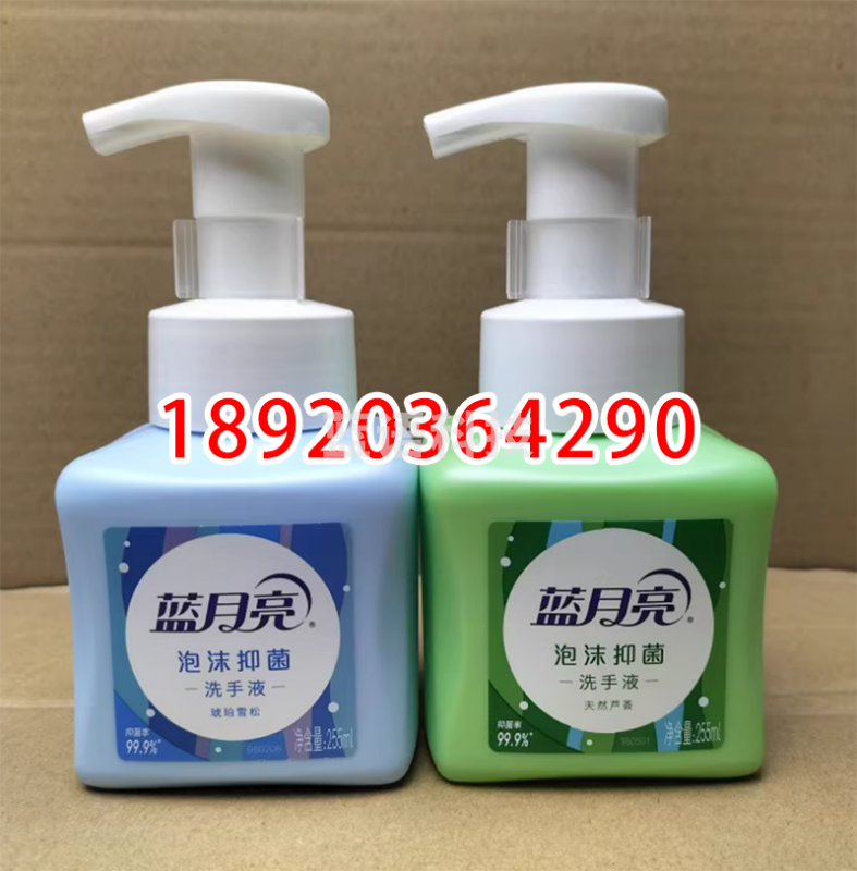 蓝月亮 泡沫抑菌洗手液(雪松) 255ml +泡沫抑洗手液(芦荟) 255ml