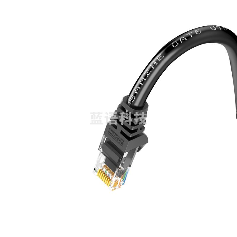 山泽(SAMZHE)HBL-6200六类千兆网络跳线宽带线黑色20米