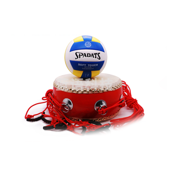 游戏拓展道具   红鼓同心鼓  扁鼓12环+鼓包+排球