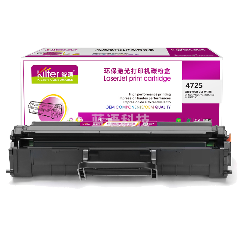 智通ZT SX-4725A/D119S黑鼓(带芯片)     适用Samsung SCX-4725F 4725FN