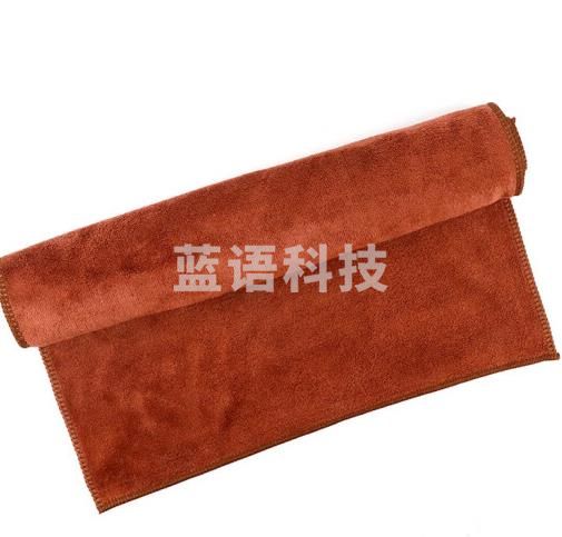 冰禹 BYyc-147 洗车清洁抹布超细纤维吸水毛巾 35*75 咖啡色5条(大号)  .