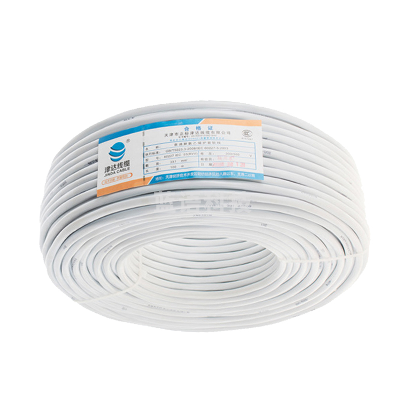 津达 3*2.5平方 国标纯铜RVV电缆线3芯电源软护套线