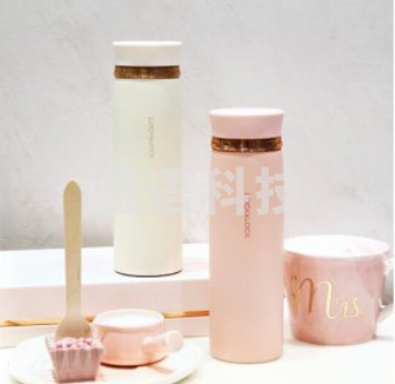 乐扣乐扣 LHC4131IVY 不锈钢保温杯 菲特旋转盖水杯 象牙白450ml