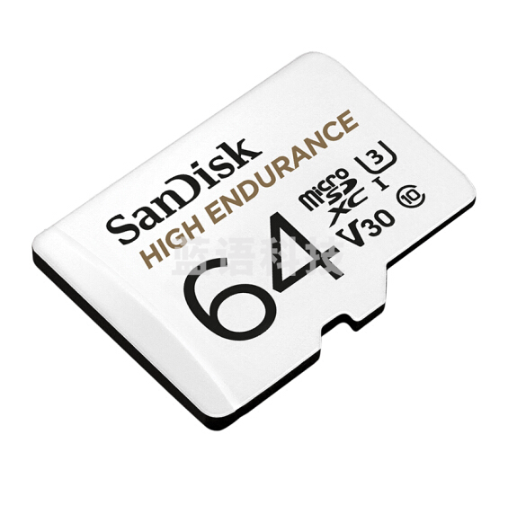 闪迪（SanDisk）64GB TF（MicroSD）SDSQQNR-064G-ZN6IA 存储卡 行车记录仪&安防监控专用内存卡