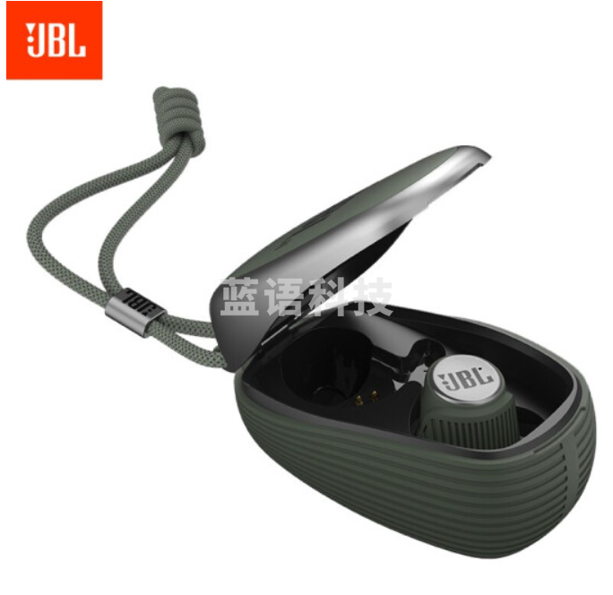 JBL X600TWS绿色 蓝牙耳机 真无线耳机 无线运动耳机 防水防汗 苹果华为小米安卓游戏通用耳机