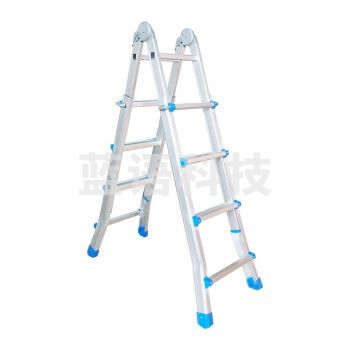 XHF406 铝合金小巨人多功能梯子 6步3m人字梯6.2m直梯加厚铝合金升降梯折叠梯轻便梯双侧梯工程梯