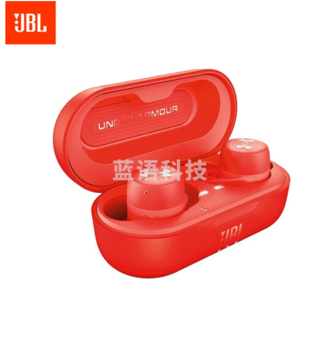 JBL UA Streak 红色 无线运动耳机 蓝牙耳机 真无线耳机 防水防汗 苹果华为小米安卓通用耳机 红色