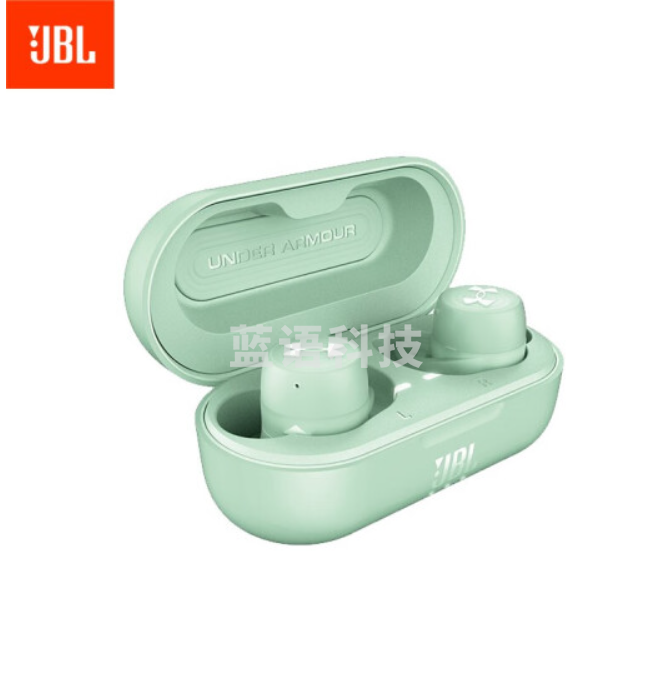 JBL UA Streak 青色 无线运动耳机 蓝牙耳机 真无线耳机 防水防汗 苹果华为小米通用耳麦 青色