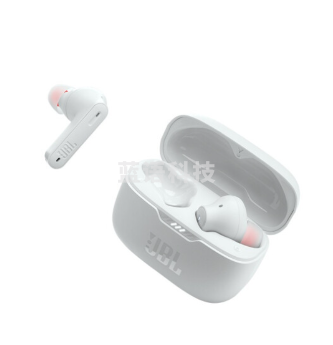 JBL T230NC TWS 真无线主动降噪蓝牙耳机 入耳式耳机防水防汗苹果安卓通用 手机带麦游戏耳机 象牙白